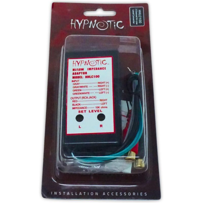 Convertidor Hi/Low Hypnotic HHLC100 2 Canales con Adaptador