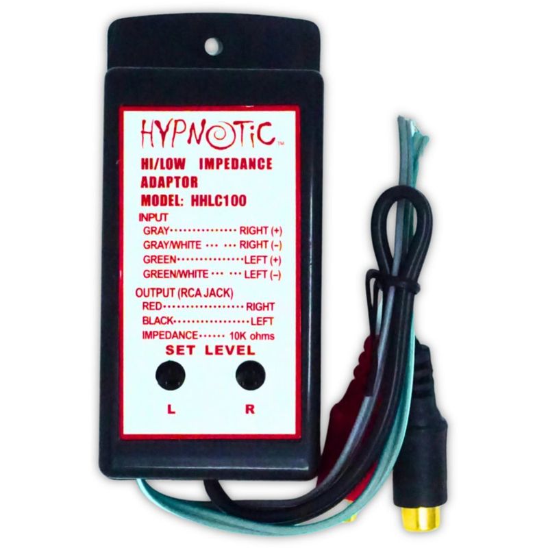 Convertidor Hi/Low Hypnotic HHLC100 2 Canales con Adaptador