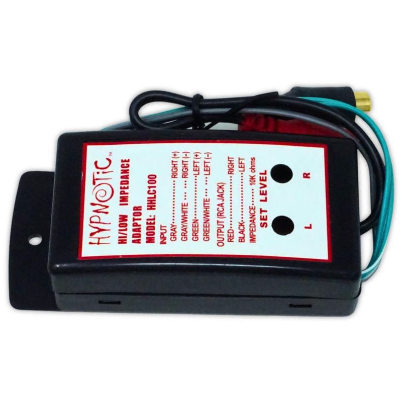 Convertidor Hi/Low Hypnotic HHLC100 2 Canales con Adaptador