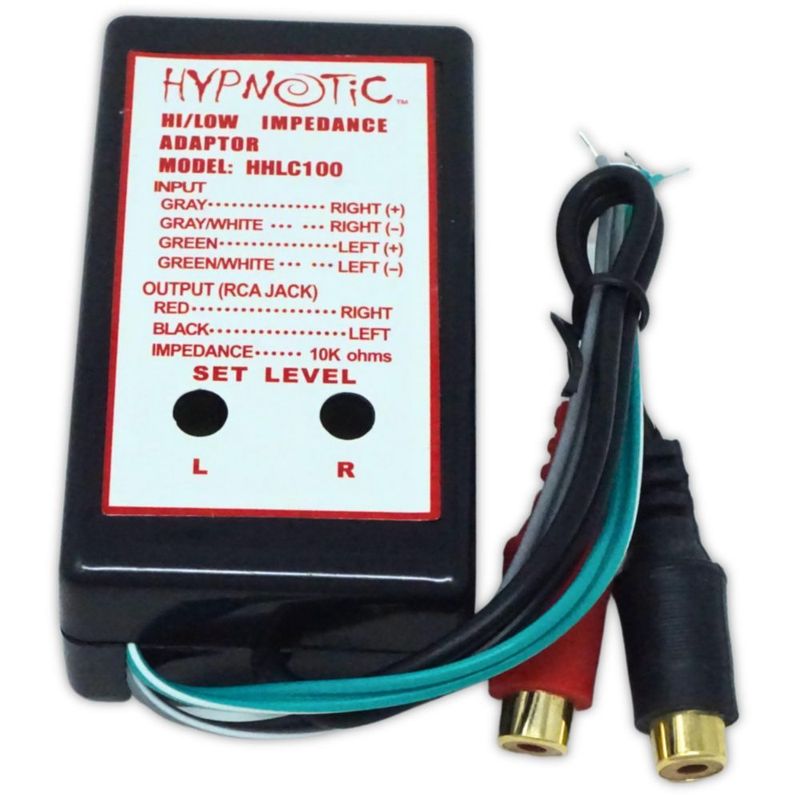 Convertidor Hi/Low Hypnotic HHLC100 2 Canales con Adaptador