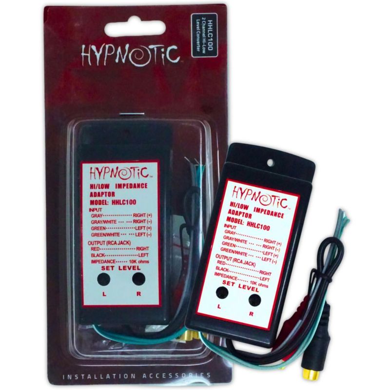 Convertidor Hi/Low Hypnotic HHLC100 2 Canales con Adaptador