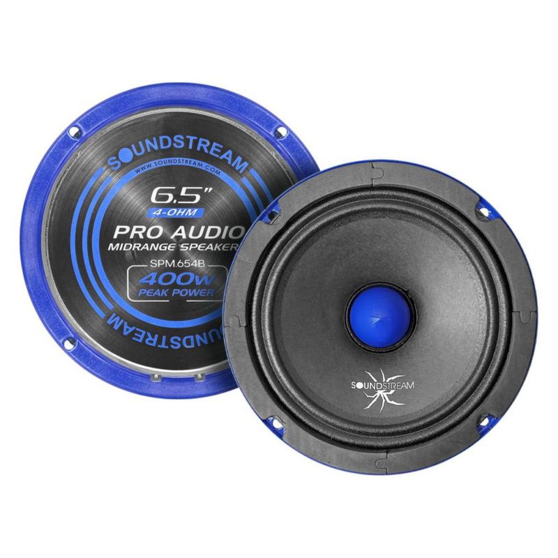 Bocina Medio Rango Bala 6.5" 400W 4 Ohm Soundstream SPM.654B