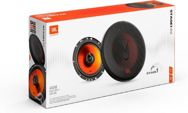Set de bocinas de 6.5 pulgadas dos vías 400w máximos de potencia 50 watts de potencia rms STAGE1 62