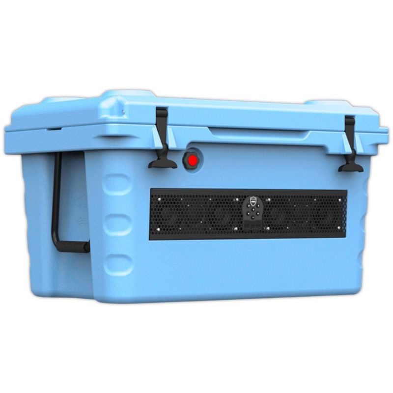 Hielera Azul con Barra de Sonido Marino Wet Sounds SHIVR-55-BLU 200W 55L