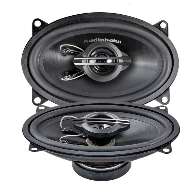 Juego de Bocinas Audiobahn Coaxiales Spark 4x6 pulgadas – 80W RMS AS463S