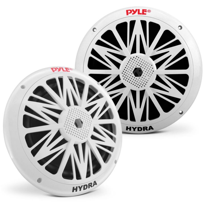 Altavoces marinos Pyle PLMR82 8 pulgadas 300 W resistentes al agua blancos