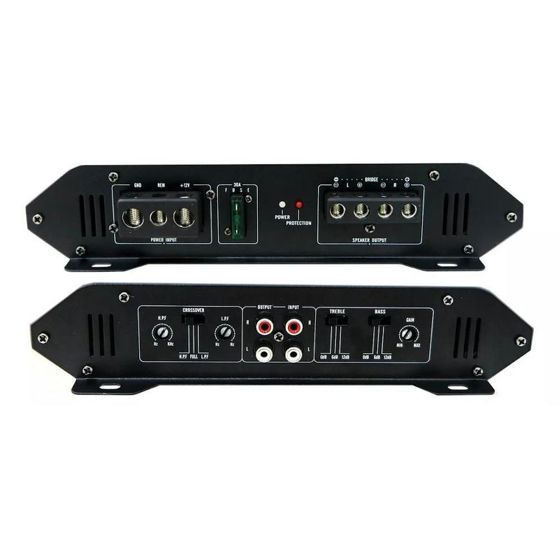 Amplificador Audiobahn para Auto – 2 Canales Clase A/B 1500W AC900.2GR