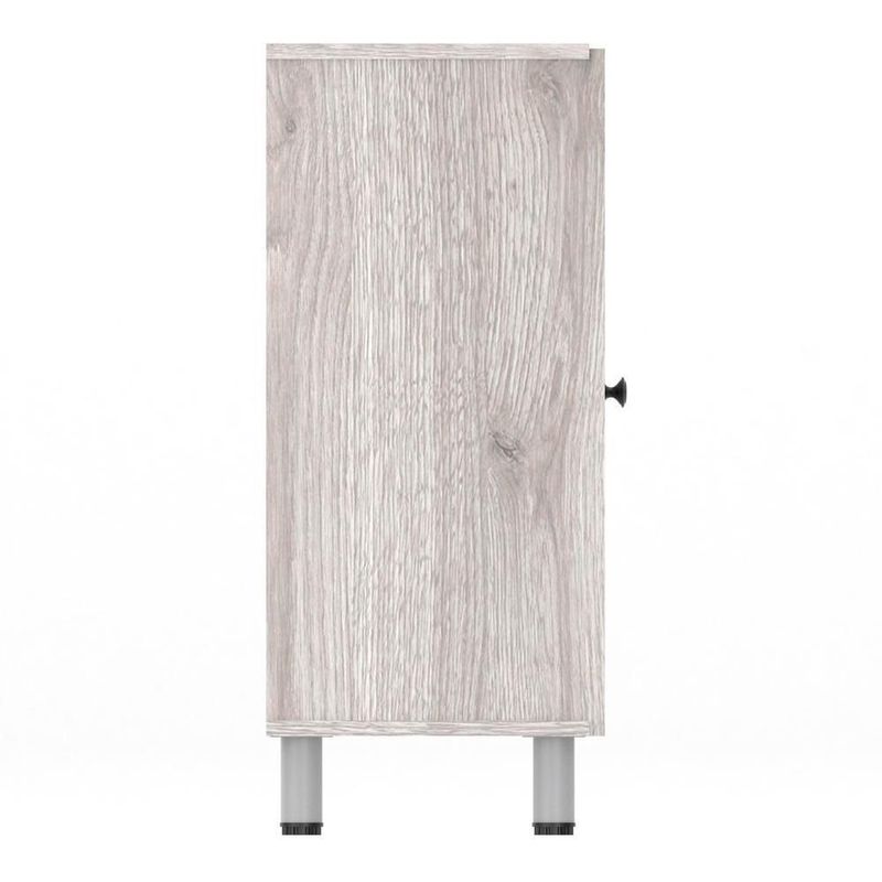 Gabinete de baño para lavabo dena maderkit ceniza c/p