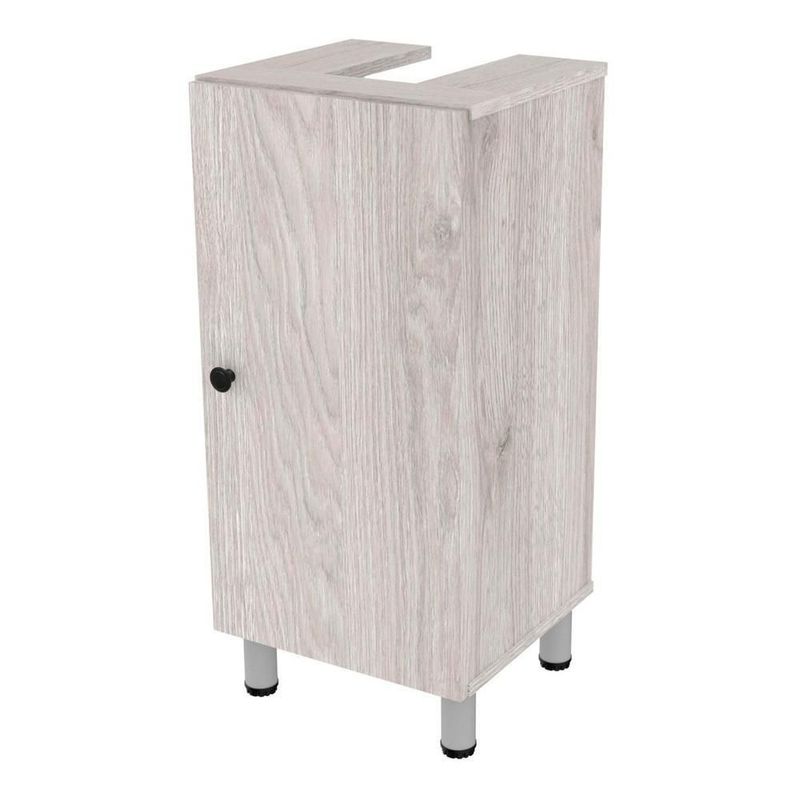 Gabinete de baño para lavabo dena maderkit ceniza c/p