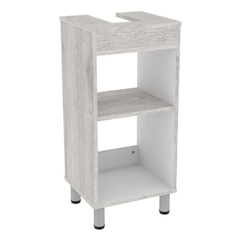 Gabinete de baño para lavabo dena maderkit ceniza s/p