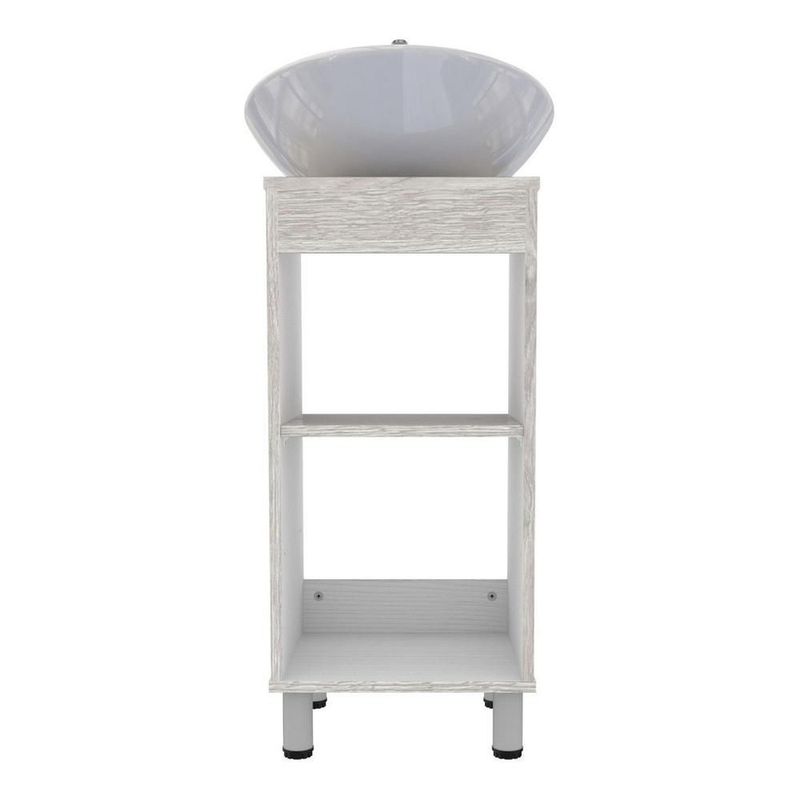 Gabinete de baño para lavabo dena maderkit ceniza s/p