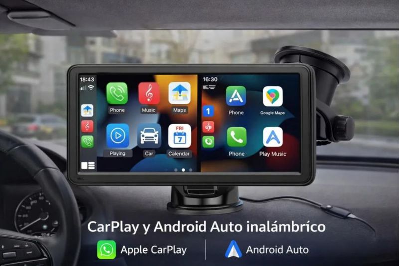 Estéreo 7" CarPlay Inalámbrico Renault Scala 2009-2013