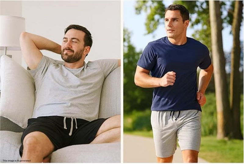 Shorts Hanes Pack de 2 Talla S Gris Activo/Negro
