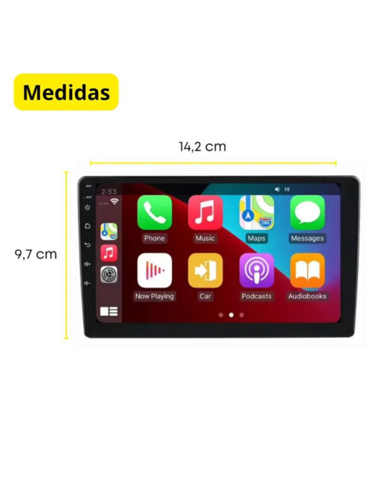 Pantalla Para Moto Knup Carplay/android Auto 5 Pulgadas
