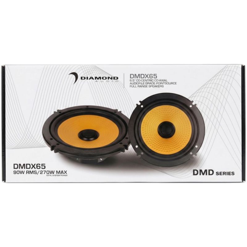 Bocinas Coaxiales Diamond Audio DMDX65 6.5 PLG 270W 2 Vías