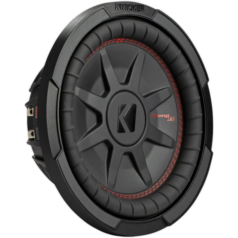 Subwoofer Kicker CWRT104 10 PLG 800W Dual 4 Ohm CompRT Slim