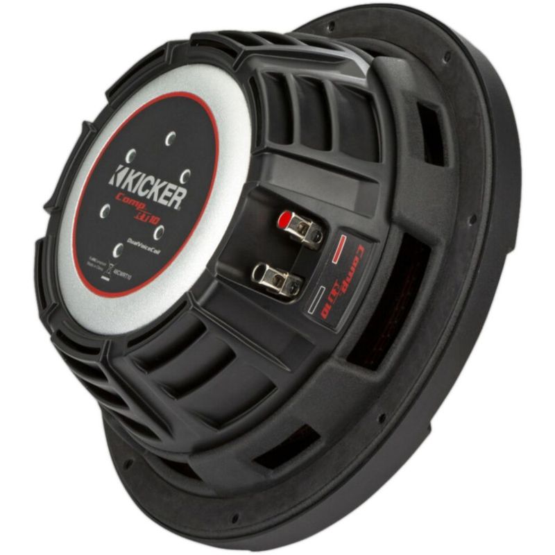 Subwoofer Kicker CWRT104 10 PLG 800W Dual 4 Ohm CompRT Slim