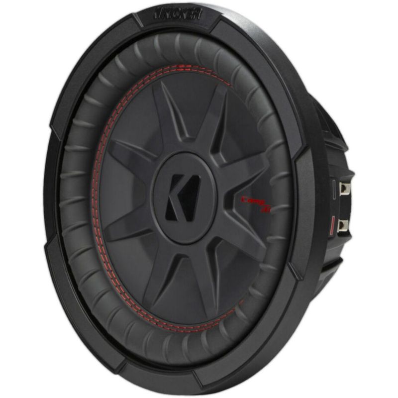 Subwoofer Kicker CWRT104 10 PLG 800W Dual 4 Ohm CompRT Slim
