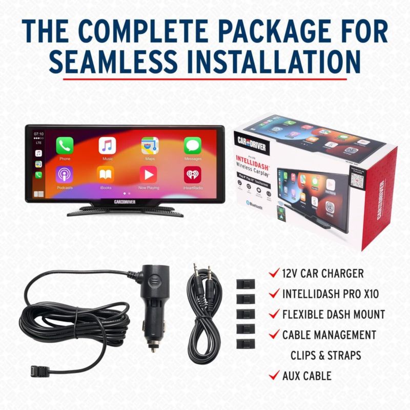Estéreo para auto Car and Driver IntelliDash Pro X10 inalámbrico de 10"
