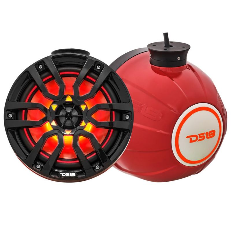 Parlantes DS18 NXLPS8R 20 cm 375 W Máx RGB LED (2 unidades)