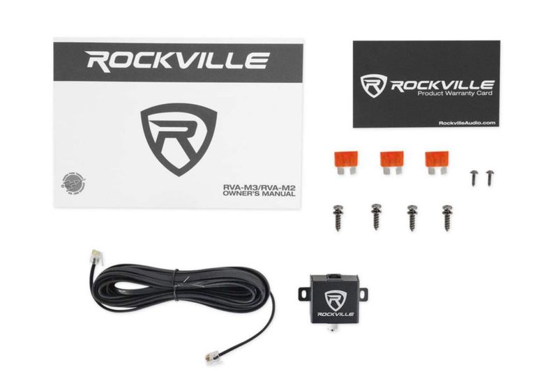 Amplificador mono para coche Rockville RVA-M3 V2 1000W RMS Clase D