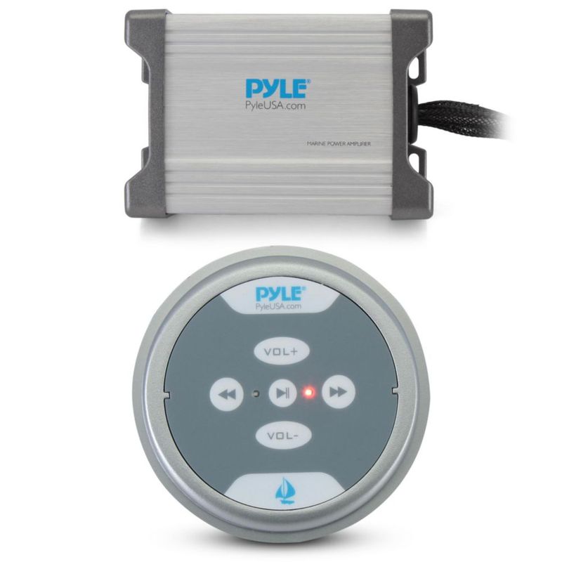 Amplificador Pyle 600W Bluetooth Impermeable de 2 Canales (Grado Marino)
