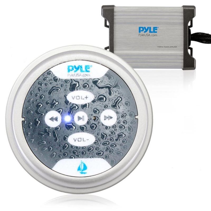 Amplificador Pyle PLMRMBT5S Bluetooth 600W Impermeable para Entorno Marino