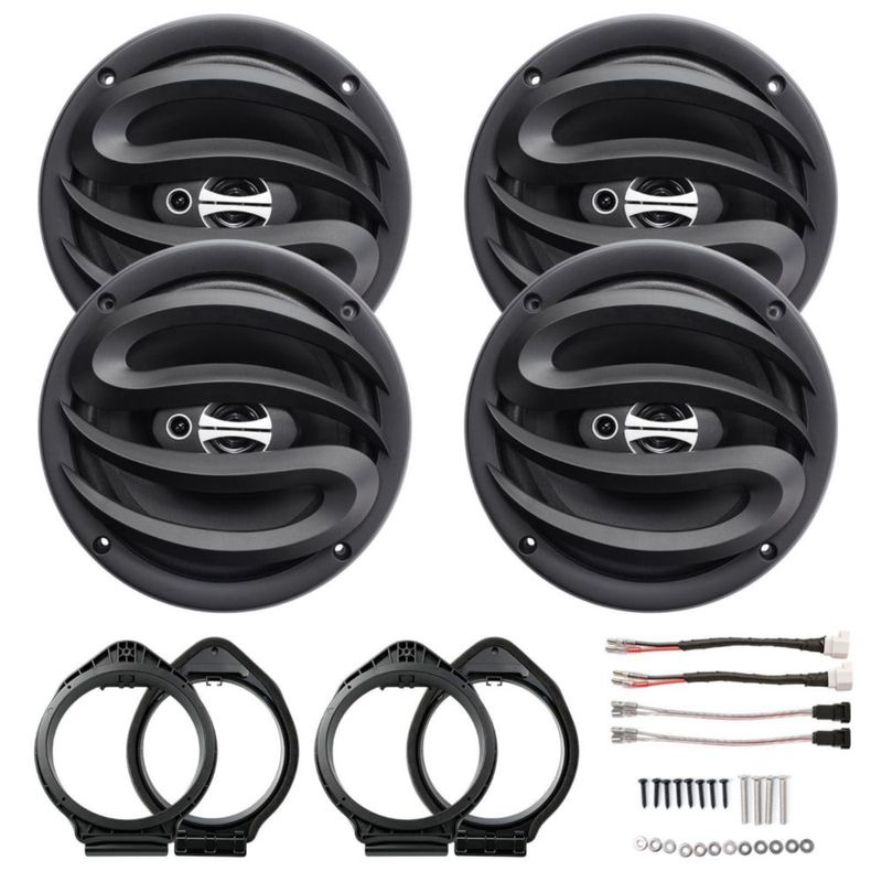Parlantes Seventour 16 cm 2 pares Kit de audio para coche