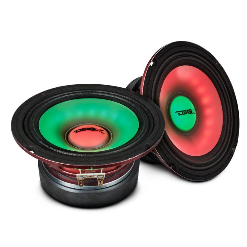 Parlante DS18 16 cm RGB 250 W 4 Ω de rango medio