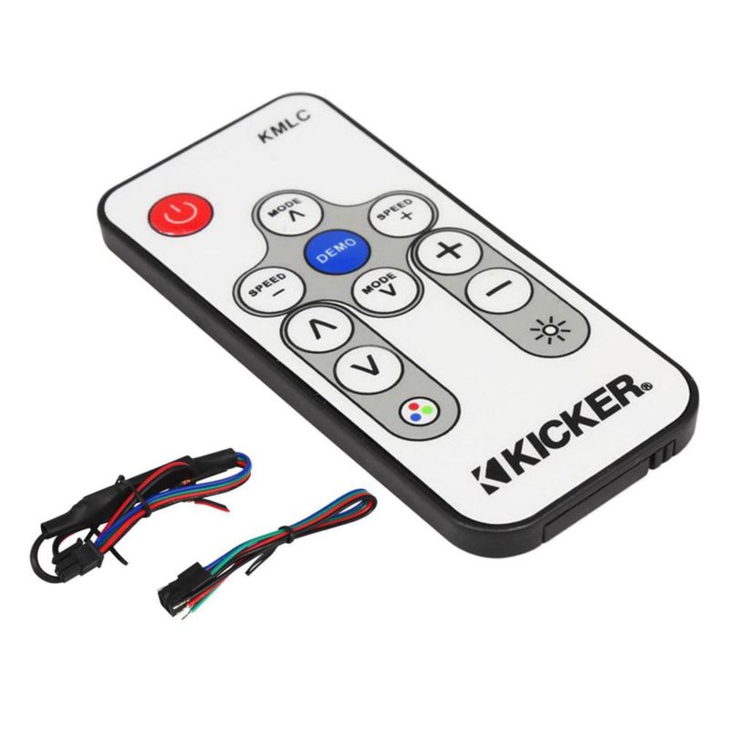 Altavoces marinos KICKER 165 mm RGB LED 4 Ω 150 W (2 pares)