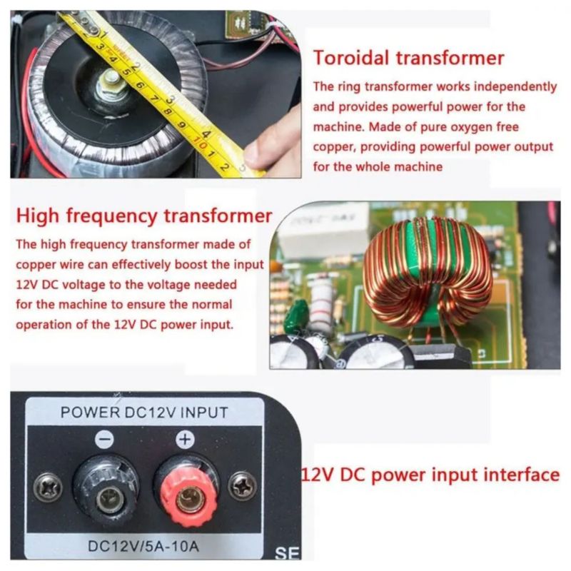 Amplificador Audio Estéreo Bluetooth para Auto 2.1 Canales, Color Negro