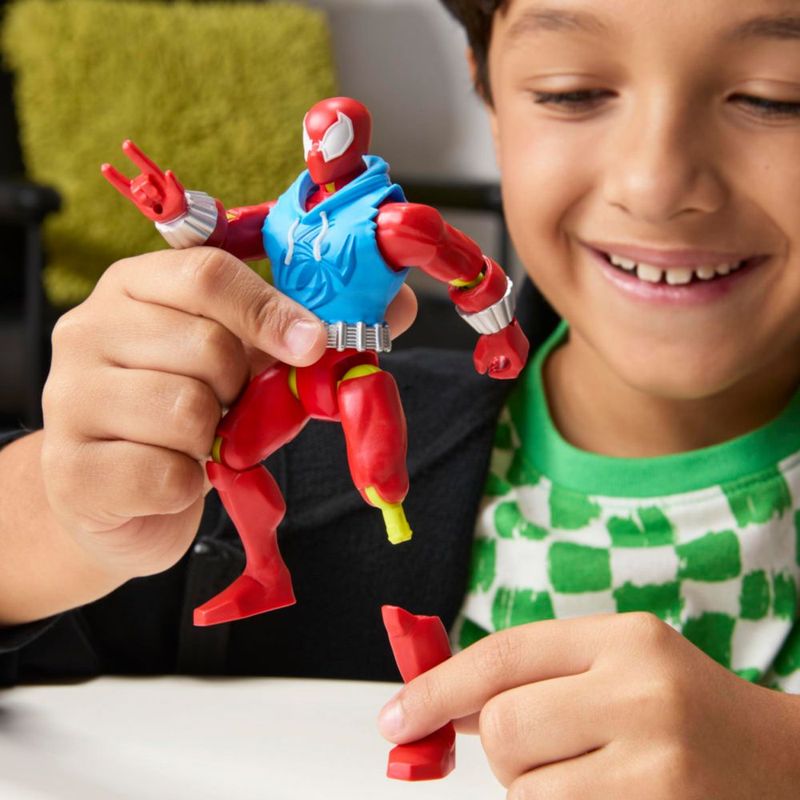 Figura de acción Marvel Scarlet Spider 12 cm MixMashers
