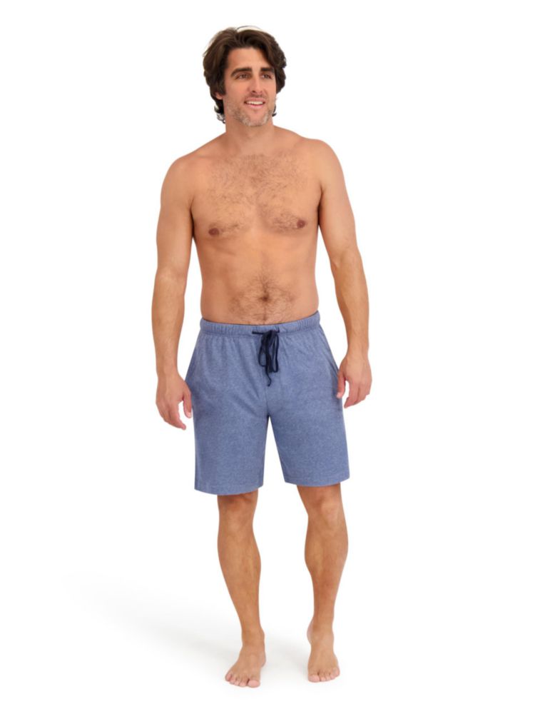 Pantalones cortos Hanes XXL azul jaspeado/azul profundo pack de 2
