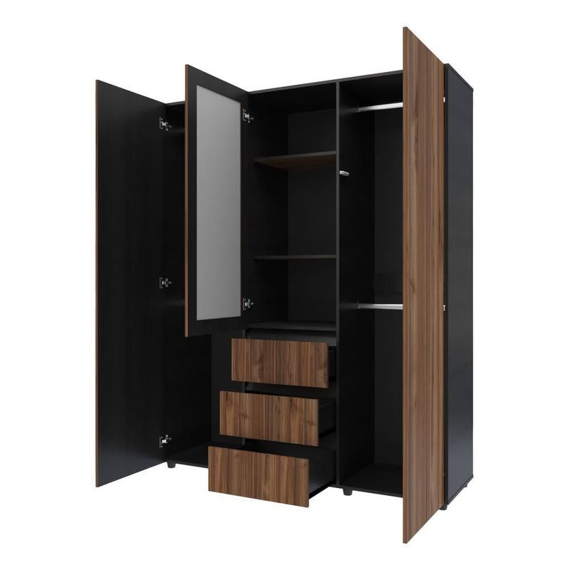 Armario covalt 160cm cafe