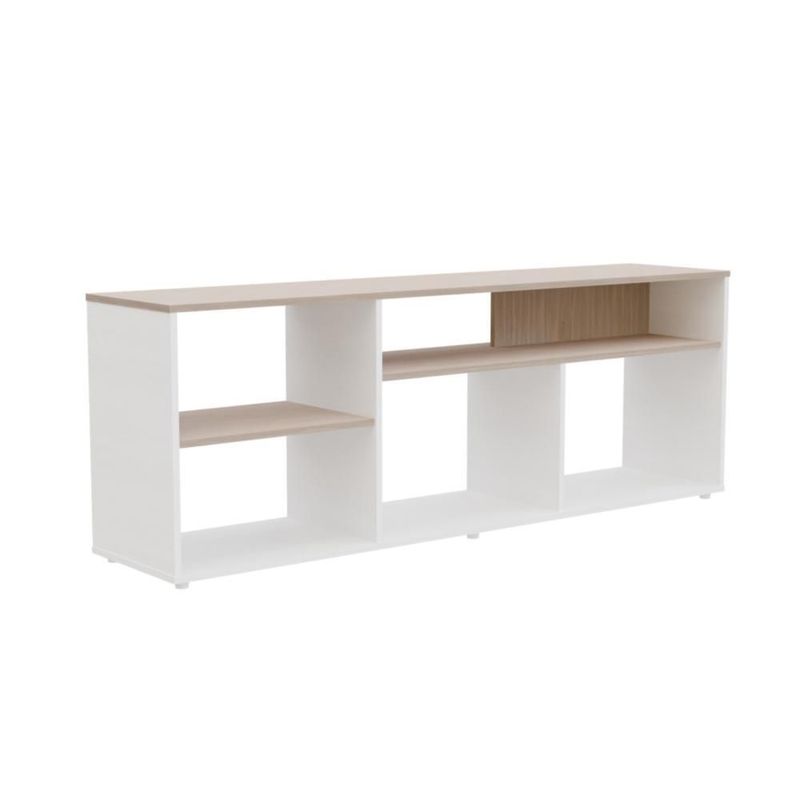 Mesa tv con entrepaños abiertos 160x58cm mdp