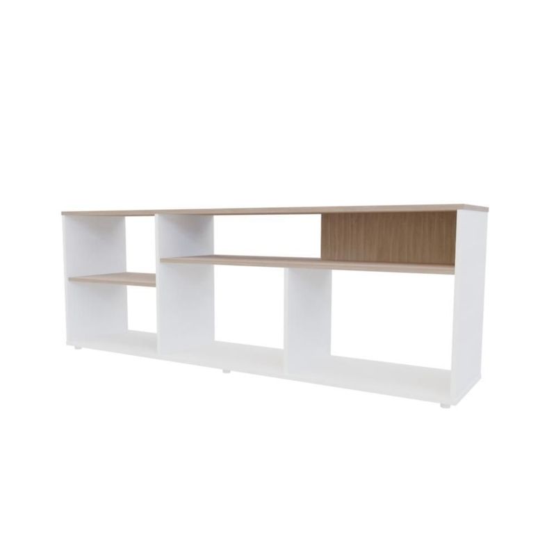 Mesa tv con entrepaños abiertos 160x58cm mdp