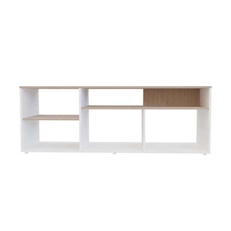 Mesa tv con entrepaños abiertos 160x58cm mdp