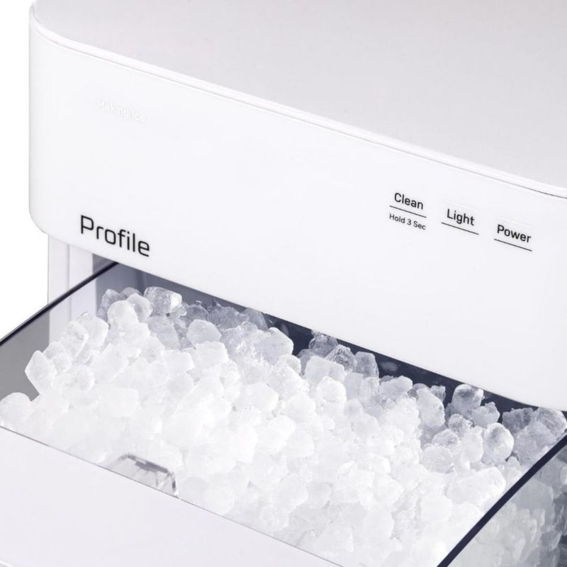 GE Profile Opal 2.0 Ultra Máquina de Hielo Nugget WiFi Con Cuchara Incluida - Máquina para hacer hielo Blanco