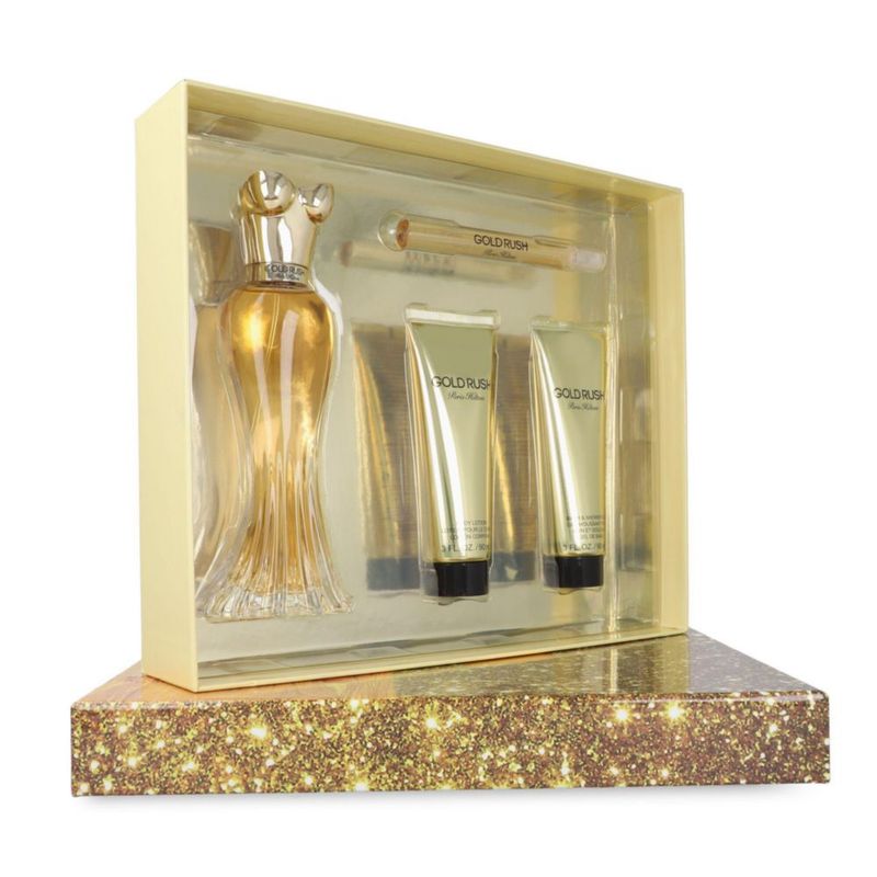 Set Paris Hilton Gold Rush 4 piezas Eau de Parfum 100 ml Mujer