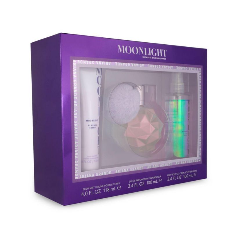 Set Ariana Grande Moonlight 3 piezas EDP 100 ml con Body mist