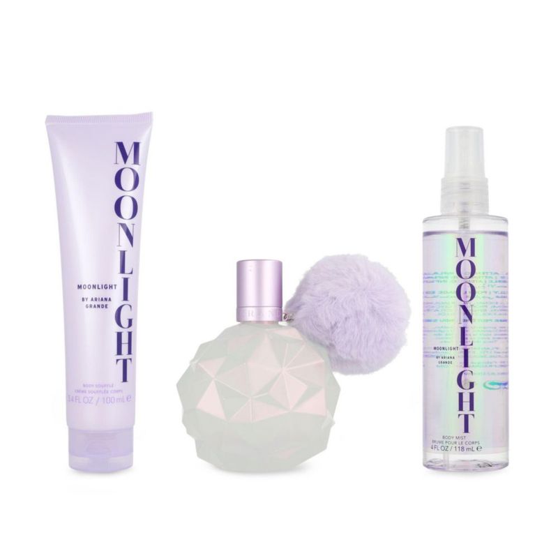 Set Ariana Grande Moonlight 3 piezas EDP 100 ml con Body mist