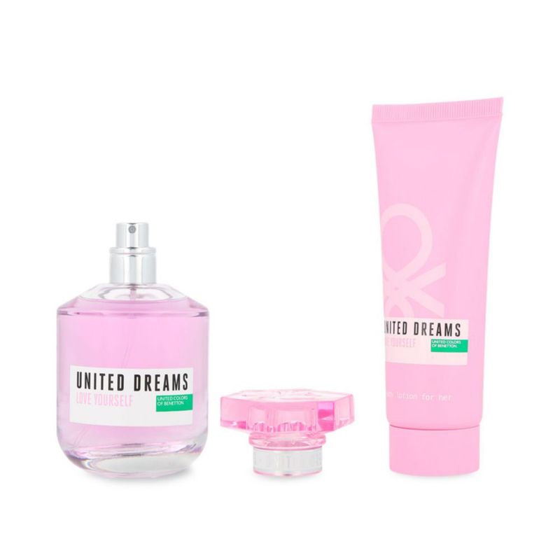 Set Benetton United Dreams Love Yourself 2 piezas EDT 80 ml Mujer