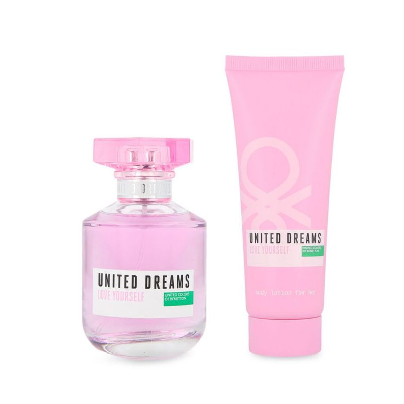 Set Benetton United Dreams Love Yourself 2 piezas EDT 80 ml Mujer