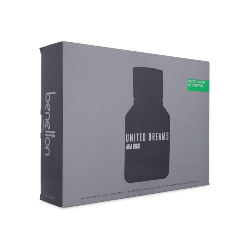 Set Benetton Aim High 3 piezas Eau de Toilette 100 ml Hombre