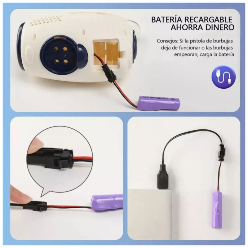 Unicornio Máquina Eléctrica De Burbujas Juguetes Infantiles,  Color Rosa