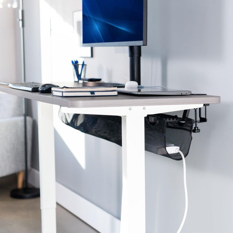 Organizador de cables VIVO 150 cm negro de malla con abrazadera