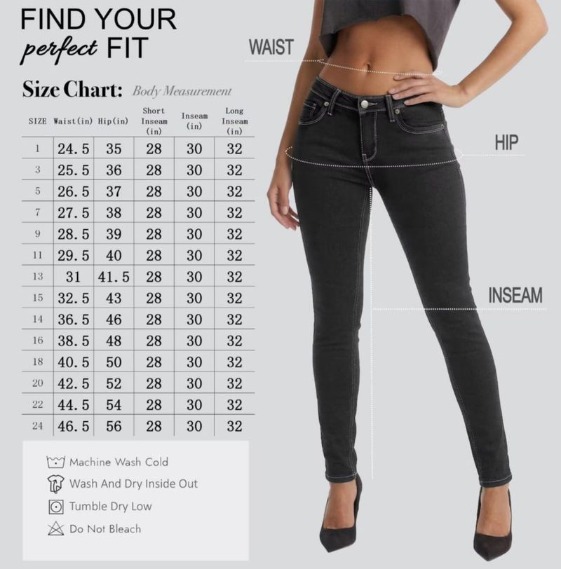 Jeans Hybrid & Company talla 20 negro P22879SKX