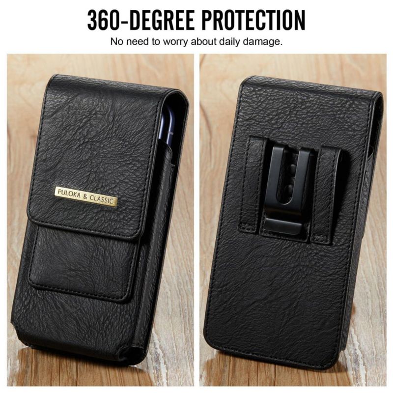 Funda de cuero Soviwo para Galaxy/iPhone 17/16/15/14