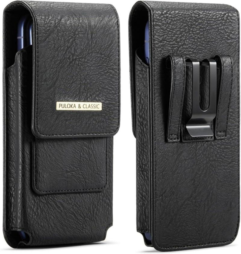 Funda de cuero Soviwo para Galaxy/iPhone 17/16/15/14
