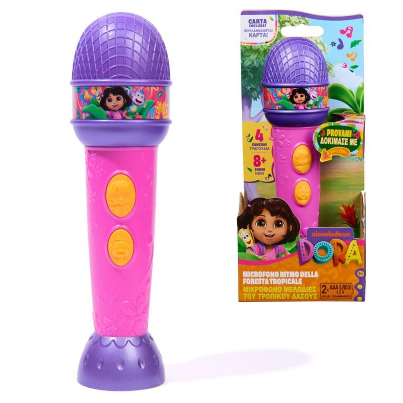 Micrófono DORA Ritmo del Bosque Tropical Bilingüe